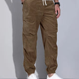Rossi Roma | PANTALON CARGO EN CORDUROY - Hala Madrid