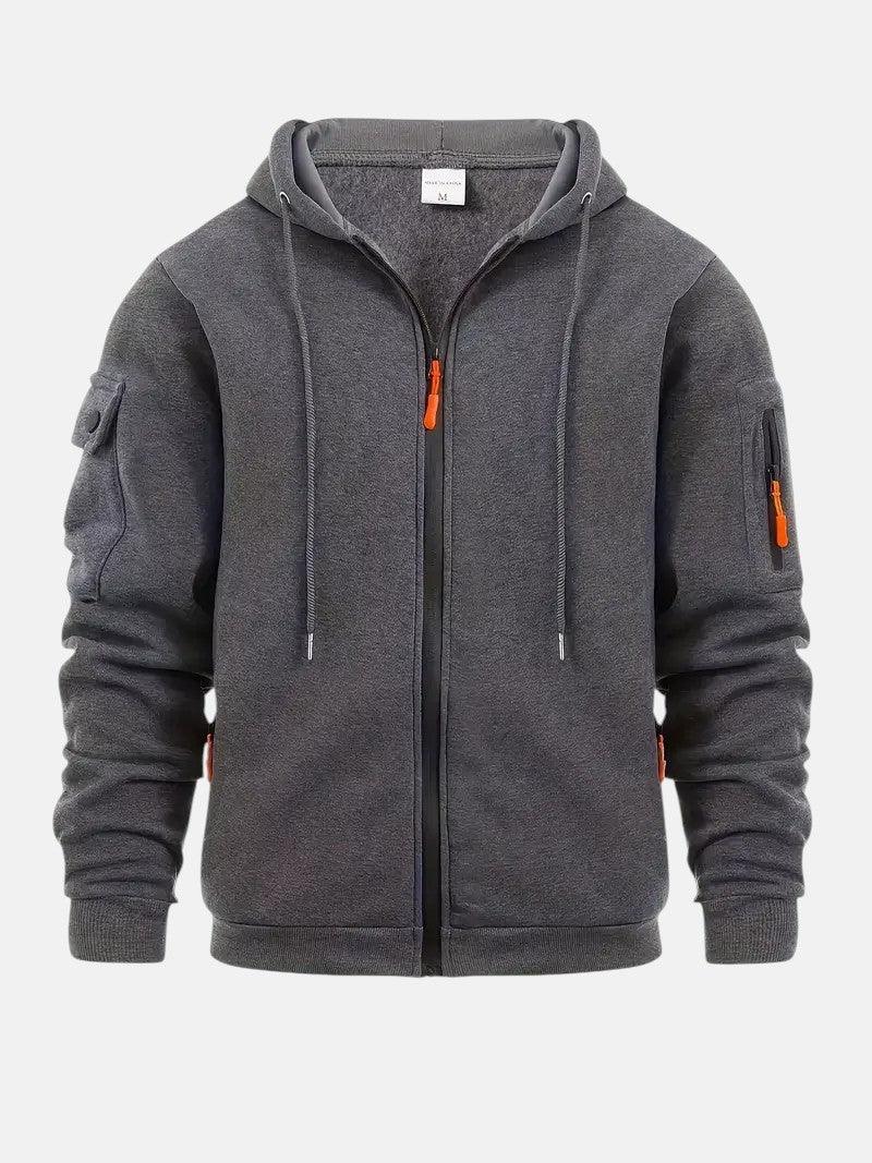 Santana | Sudadera con cremallera para hombre - Hala Madrid