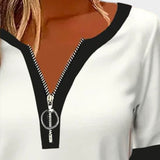 Olga – Majica dugih rukava s patentnim zatvaračem