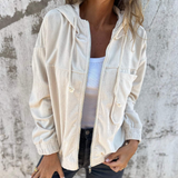 Melissa Elegantna Udobna Corduroy Stil Jakna Za Hladne Dane