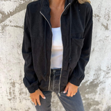 Lenia Kapuljačasta Jakna Sa Zipom Za Moderan Zimski Stil