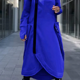 Mexi Duga Hoodie Sa Zipovima Za Ulični Modni Stil Dizajn