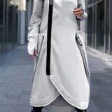 Mexi Duga Hoodie Sa Zipovima Za Ulični Modni Stil Dizajn