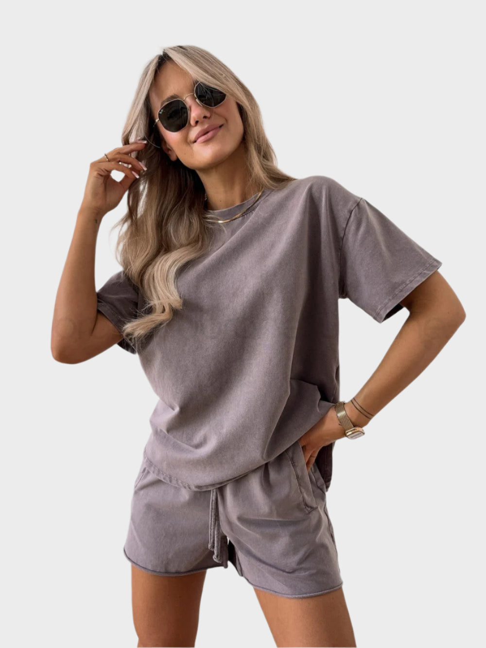 Casual Set Bluza i Hlače Jogger za Gradsku Šetnju Danima