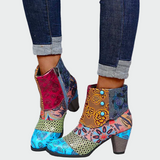 Ortopedske Vodootporne Ženske Čizme Sa Boho Motivima