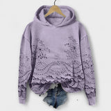Elegantan Hoodie S Delikatnim Čipkastim Detaljima Dizajna