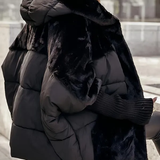 Ava Elegantna Pufnasta Zimska Jakna S Mjesavinom Teddy
