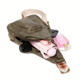 Nina Torbica Na Ramenu Retro Šik Dizajn Sa Geometrijskim Remenom Za Svakodnevnu Upotrebu