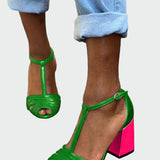 Elegantne Sandale S T Remenom Za Večernje Izlaske