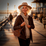 Tamsin Torba Preko Ramena S Vječnim Šarmom Prave Kože Ručna Izrada Za Sve Prilike