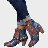 Ortopedske Vodootporne Ženske Čizme Sa Boho Motivima