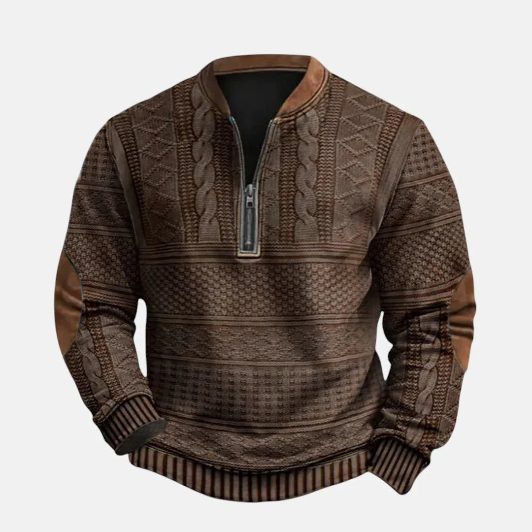 CARLOS | JERSEY CON MEDIA CREMALLERA - Hala Madrid