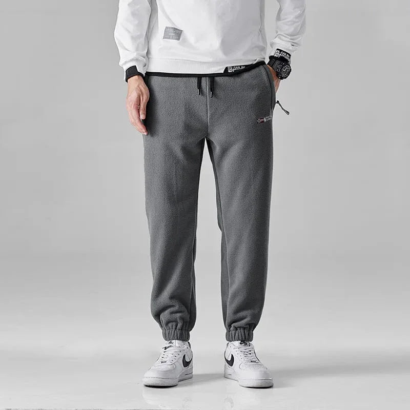 Pantalones para hombre de forro polar grueso - Lioren - Hala Madrid