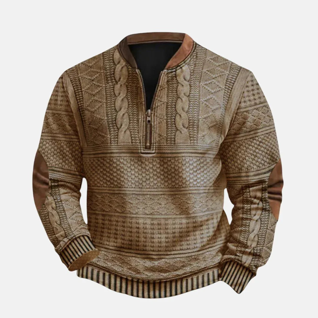 CARLOS | JERSEY CON MEDIA CREMALLERA - Hala Madrid