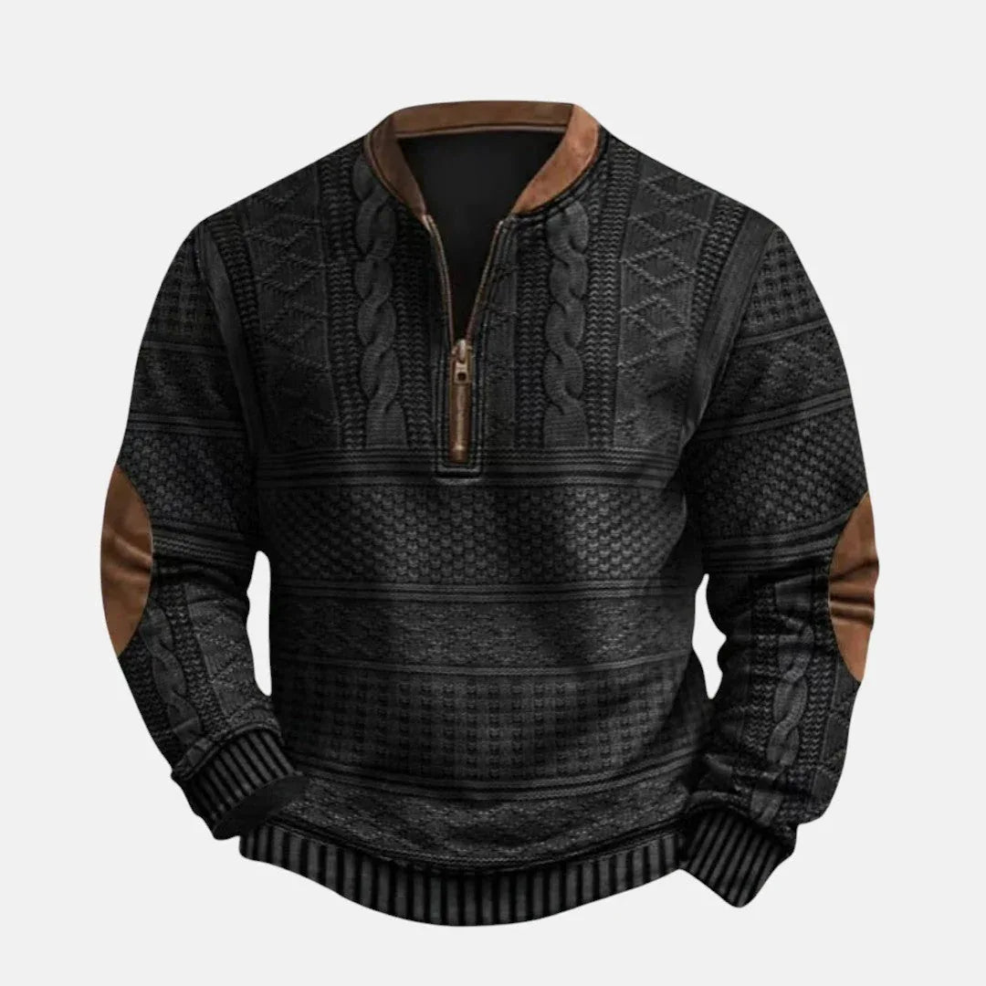 CARLOS | JERSEY CON MEDIA CREMALLERA - Hala Madrid