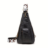 Nina Torbica Na Ramenu Retro Šik Dizajn Sa Geometrijskim Remenom Za Svakodnevnu Upotrebu