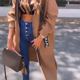 KELLY Ženska Duga Jakna S Kapuljom Za Zimske Dane I Toplinu