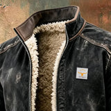 Alonso - Chaqueta vintage con forro de sherpa - Hala Madrid