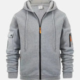 Santana | Sudadera con cremallera para hombre - Hala Madrid