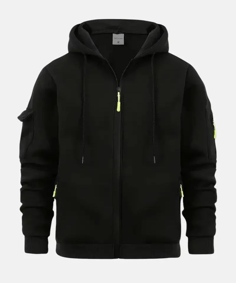 Santana | Sudadera con cremallera para hombre - Hala Madrid