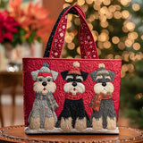 Handcrafted Bag - Trio of Schnauzers