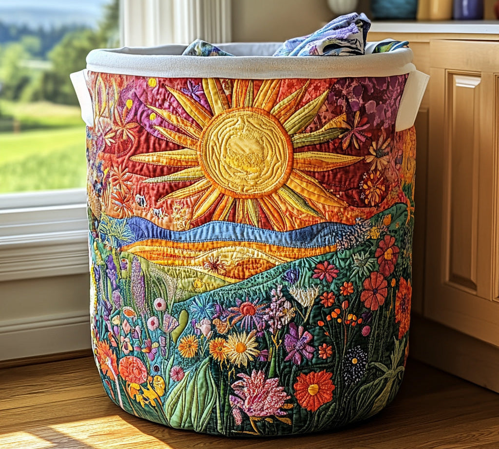 Radiant Meadow | Artisan Crafted Laundry Basket