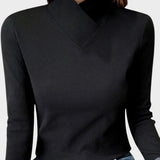 Beverley - Asimetrična majica s dugim rukavima