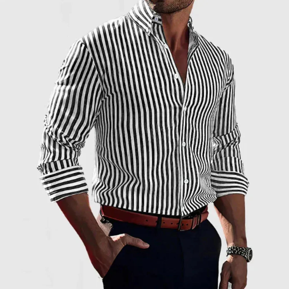 Guillermo | Camisa Confidence a Rayas - Hala Madrid