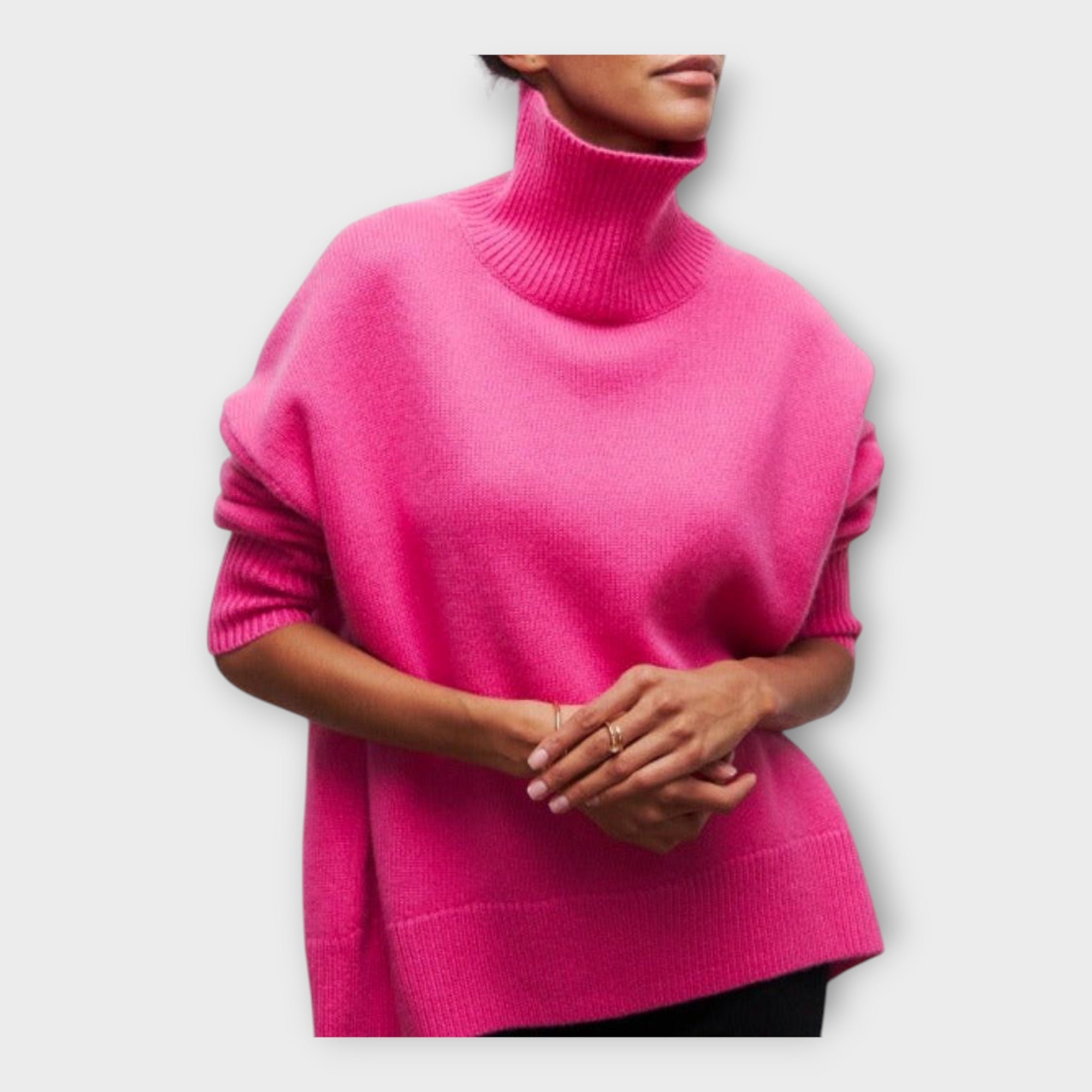 Pleteni Pulover S Visokim Ovratnikom Za Sve Prilike