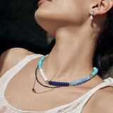 Eurydice Patchwork Ogrlica Ručna Izrada Živopisnim Bojama Jedinstven Stil Moderni Dodatak Limitirano Izdanje