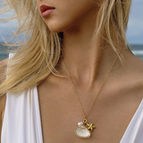 Flavie Ogrlica Sa Školjkom I Morskom Zvijezdom Bisernim Detaljima Za Plažni Boho Stil
