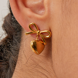 Florine Mašna U Obliku Srca Naušnice Za Elegantan Romantičan Dodatak Svakoj Prilici