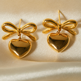 Florine Mašna U Obliku Srca Naušnice Za Elegantan Romantičan Dodatak Svakoj Prilici