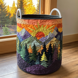 Sunlit Charm | Artisan-Made Laundry Basket