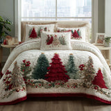 3 Piece Quilted Bedding Set – Winter Wonder