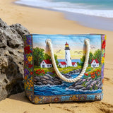 Artisan Beach Tote | Lighthouse Radiance