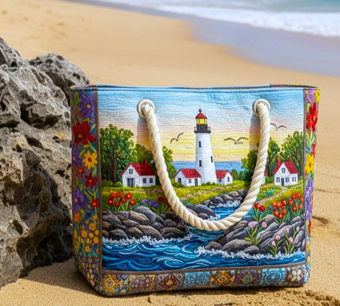 Artisan Beach Tote | Lighthouse Radiance