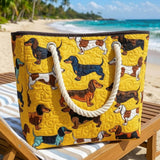 Artisan Dachshund Beach Tote