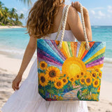 Artisan Rainbow Sun Beach Tote