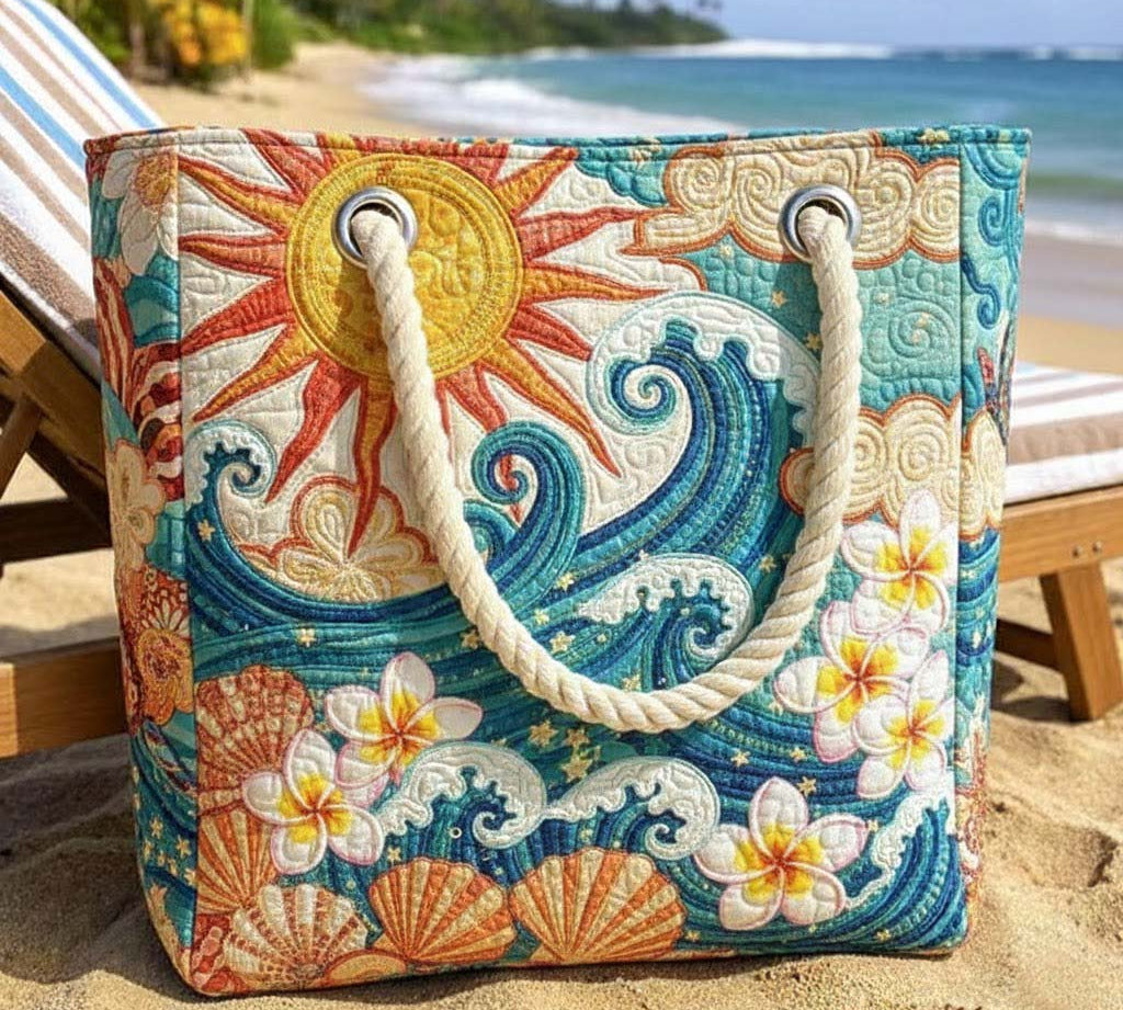 Artisan Beach Tote | Warm Halo
