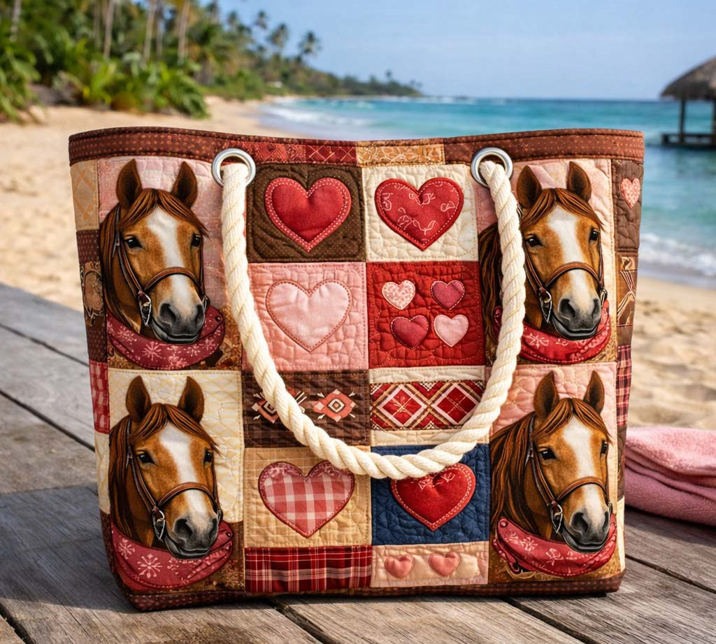 Prairie Runner Handmade Beach Tote