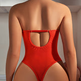 Lara Tijelo Od Tila S Prozirnim Vezom U Cvjetnom Dizajnu Za Elegantnu I Seksi Siluetu