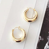 8K Pozlaćene Masivne Hoop Naušnice 2x2 Cm Modne Za Svaki Stil Lagane Za Nošenje Sirhc The Label