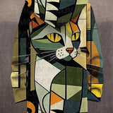 Luksuzni Kardigan Nadahnut Umjetnošću Za Modni Izlazak