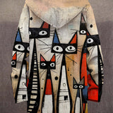 Luksuzni Kardigan Nadahnut Umjetnošću Za Modni Izlazak