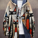 Luksuzni Kardigan Nadahnut Umjetnošću Za Modni Izlazak