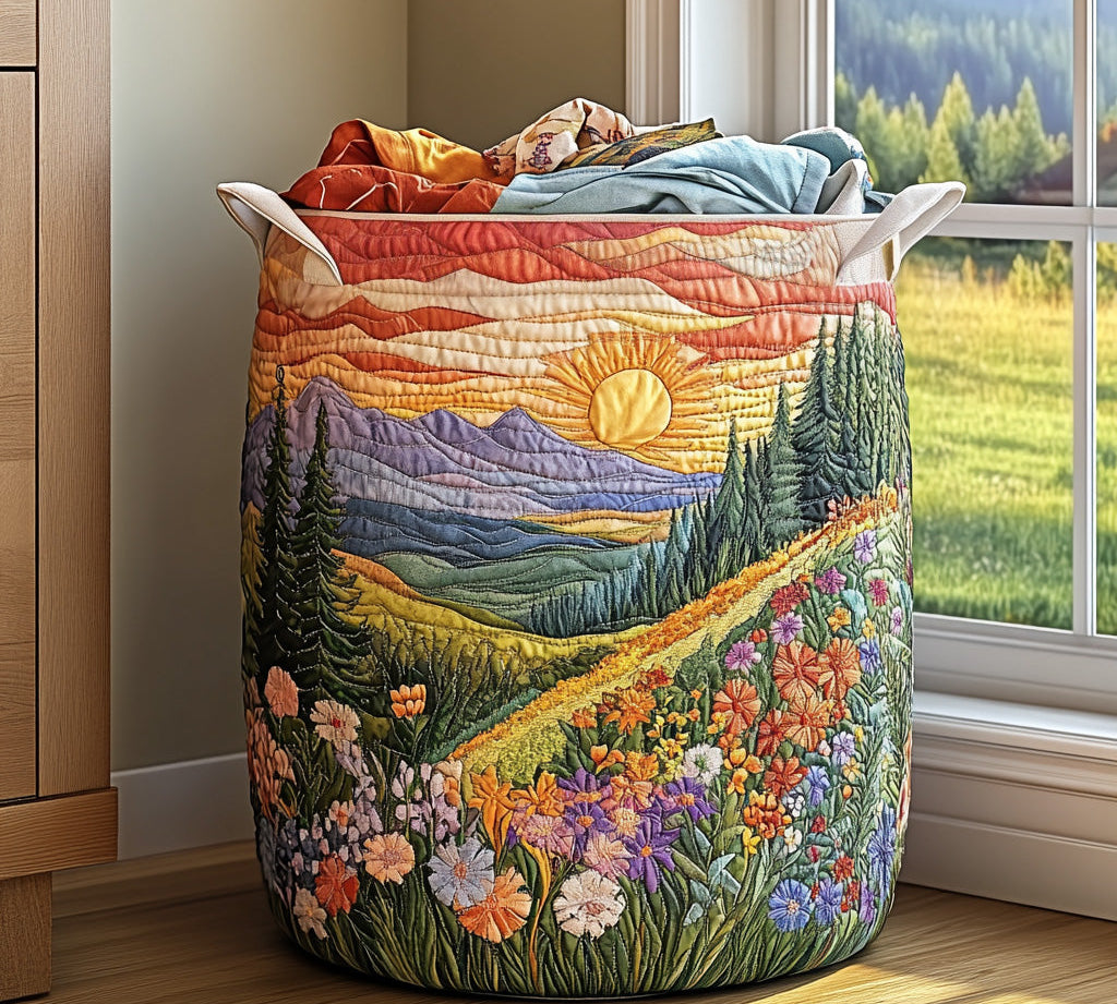 Radiant Meadow | Artisan Crafted Laundry Basket