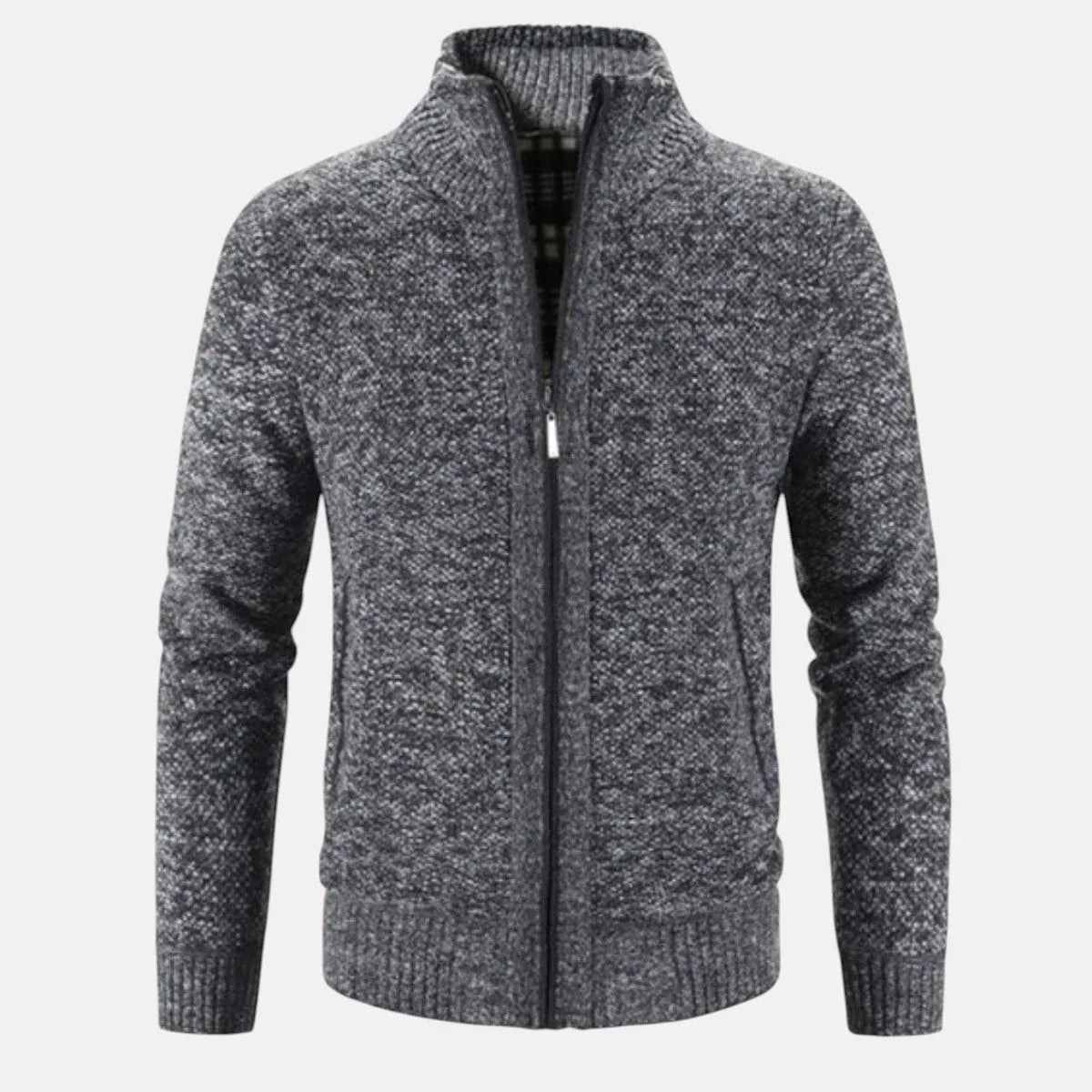 Ramiro | Cárdigan Estructurado con Cuello Alto - Hala Madrid