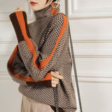 Marieke | Coltrui met opvallende contrasterende strepen