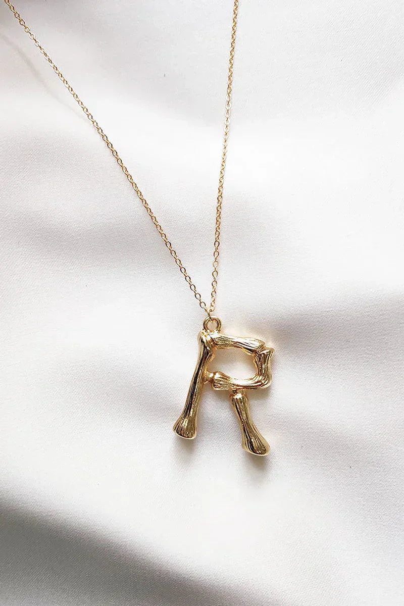 Inicijalna Zlatna Ogrlica Sa Privjeskom Slova P I T Na Lančiću S Dva Podesiva Duga Lančica Za Slojevito Nošenje